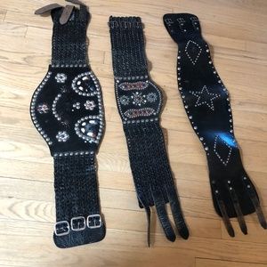 Vintage motorcycle kidney belts